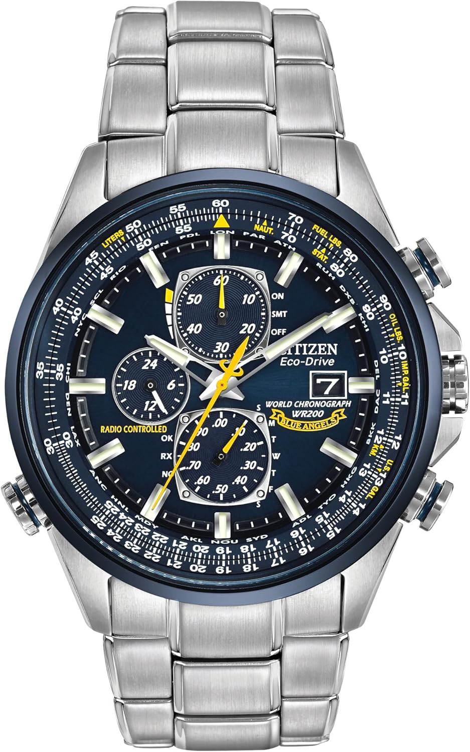 Citizen PROMASTER Wristwatch, Limited Edition, Blue Angels Model, Eco-Drive, Sky Series, AT80XX Series, Men's, watch