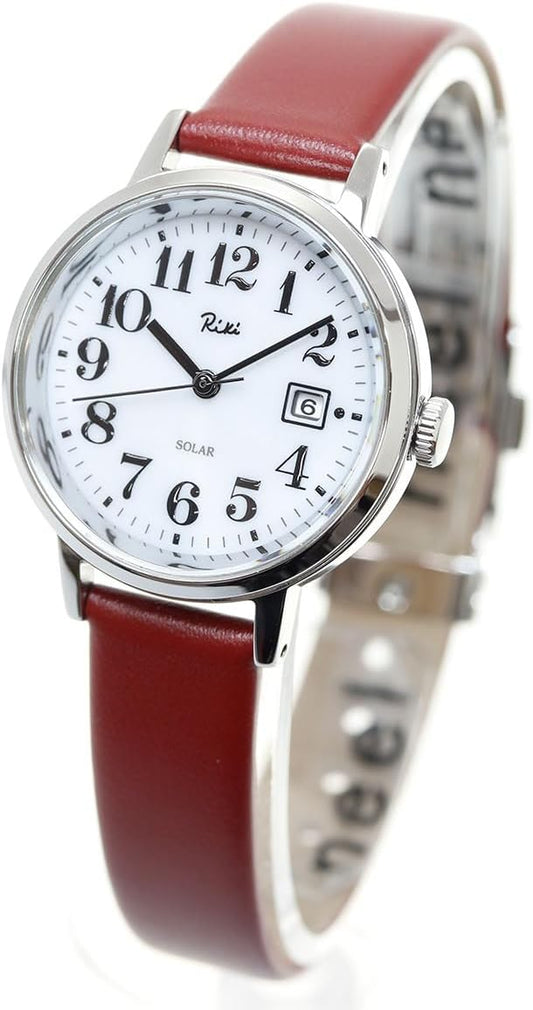 Seiko AKQD401 Standard Women's Solar Wristwatch, Silver x Pink Gold, Dial: White