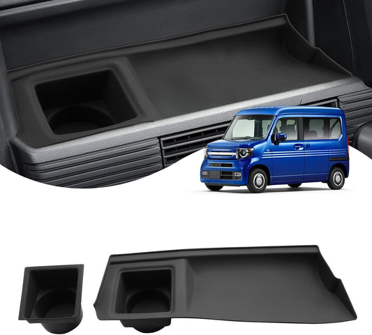 SXCY Honda N-VAN JJ1/JJ2 Type Open Passenger Seat Rubber Mat, N Van, Drink Holder, Interior Mat, Noise Reducing, Dirt Proof, Scratch Proof, Soundproofing, Non-slip, n-van Accessories, Interior Parts