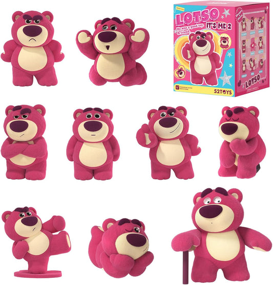 52TOYS LOTSO IT'S ME 2nd Series Blind Box Collectible Figure Toy Story 3 Movie Collaboration Toy Toy Flocked Figure Flocked Finish Painted