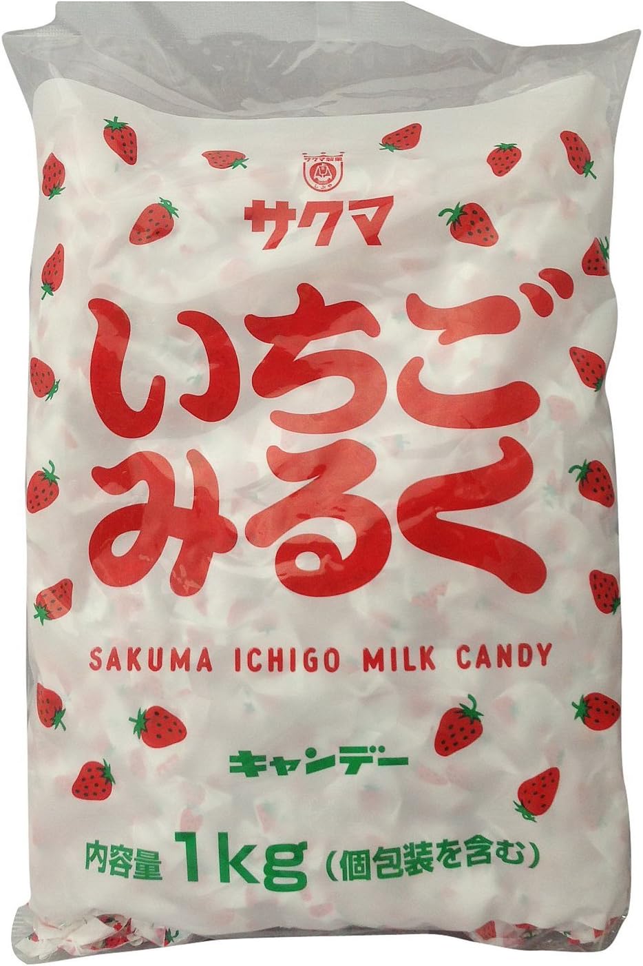 Sakuma Seika Strawberry Milk Sugar Candy 1kg