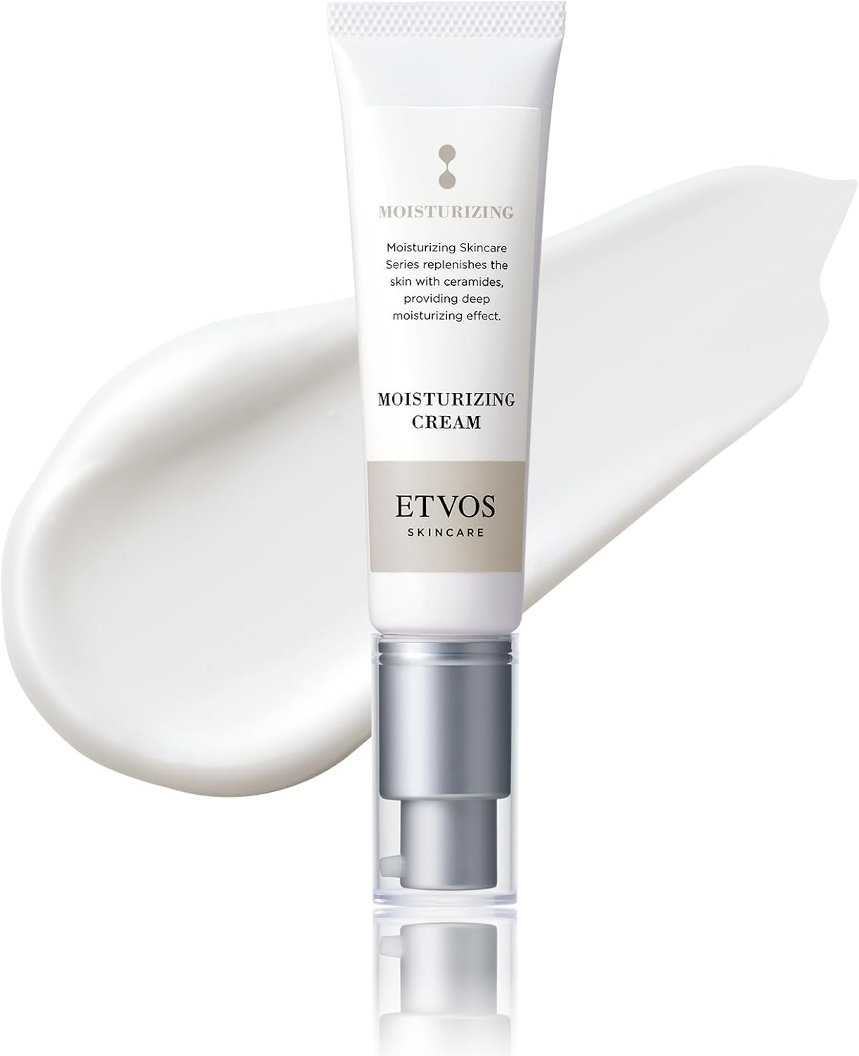 ETVOS Moisturizing Cream, 1.1 oz (30 g) (Cream, Formulated with 5 Types of Humanoid Ceramides, Dry Skin, Sensitive Skin)