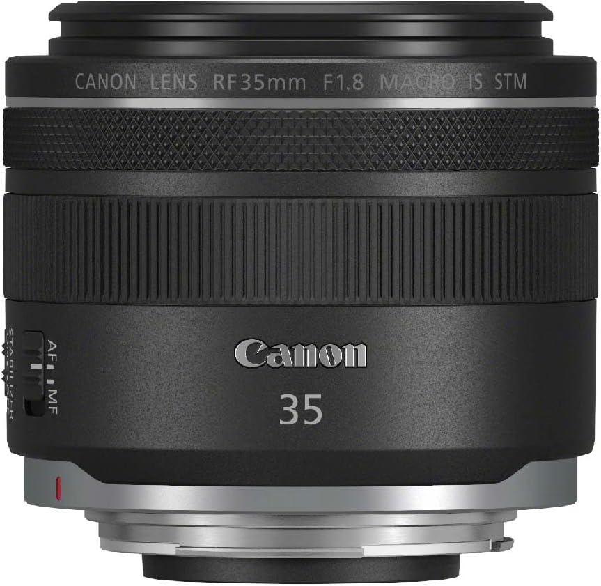 Canon RF35mm F1.8 Macro IS STM Wide Angle Monofocal Lens Supports EOSR RF3518MISSTM