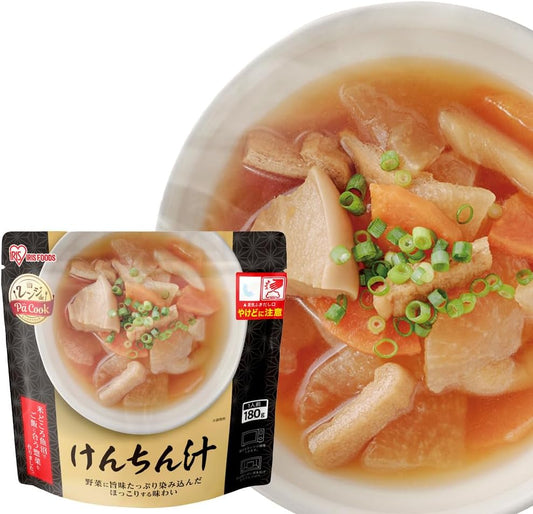 Iris Ohyama Range de Pa Cook Range-Up Tofu and Vegetable Soup, Boil-in-Bag, 6.3 oz (180 g), Side Dish, Microwaveable
