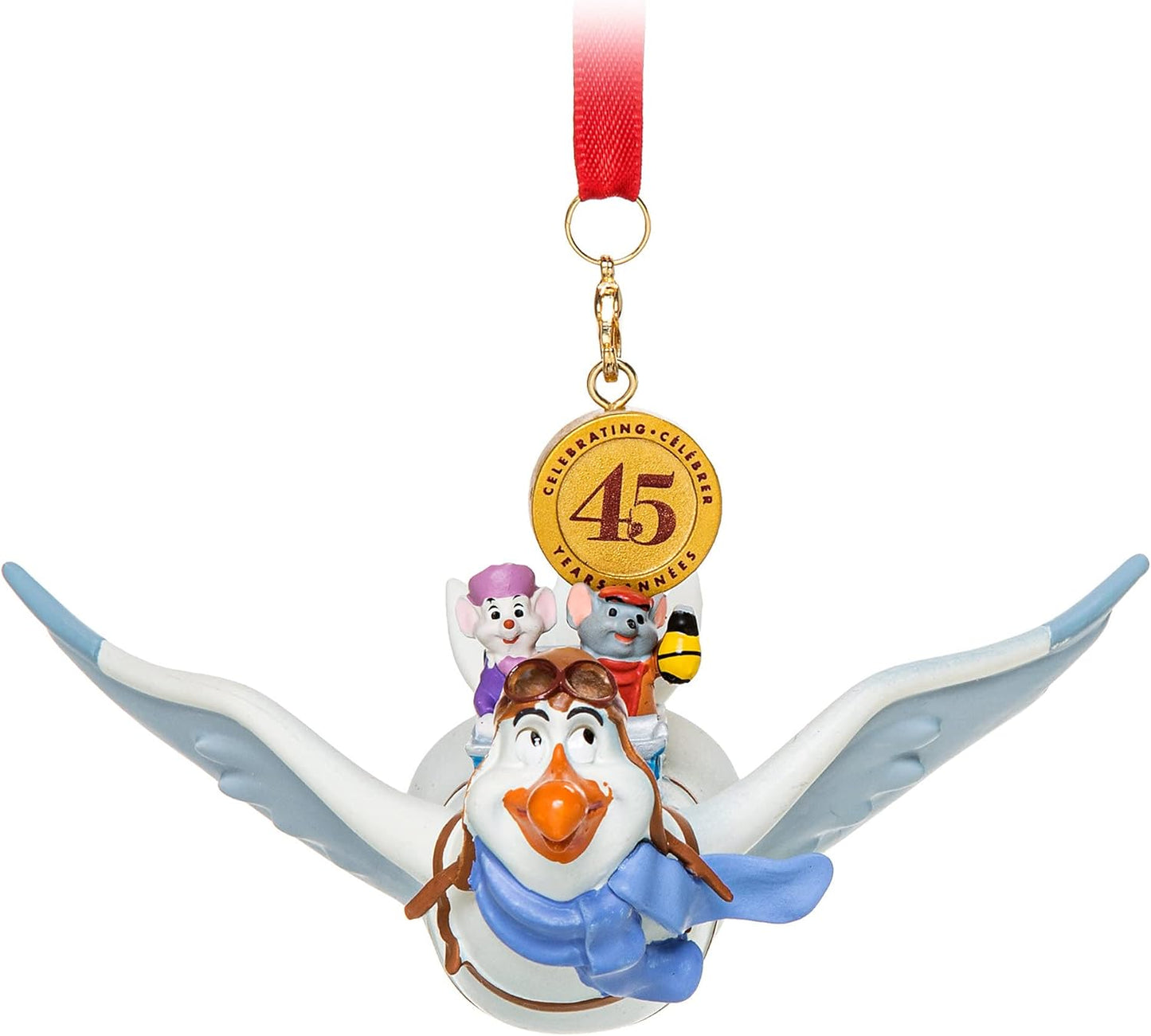 Disney The Rescuers Legacy Sketchbook Ornamento – 45 aniversario – lanzamiento limitado