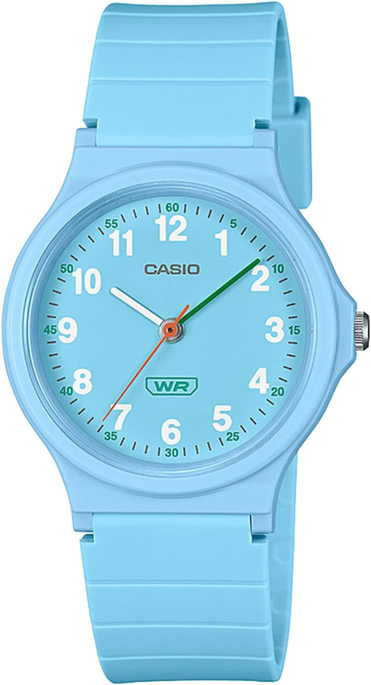 Casio Collection LQ-24B Biomass Plastic Wristwatch, blue, Casual