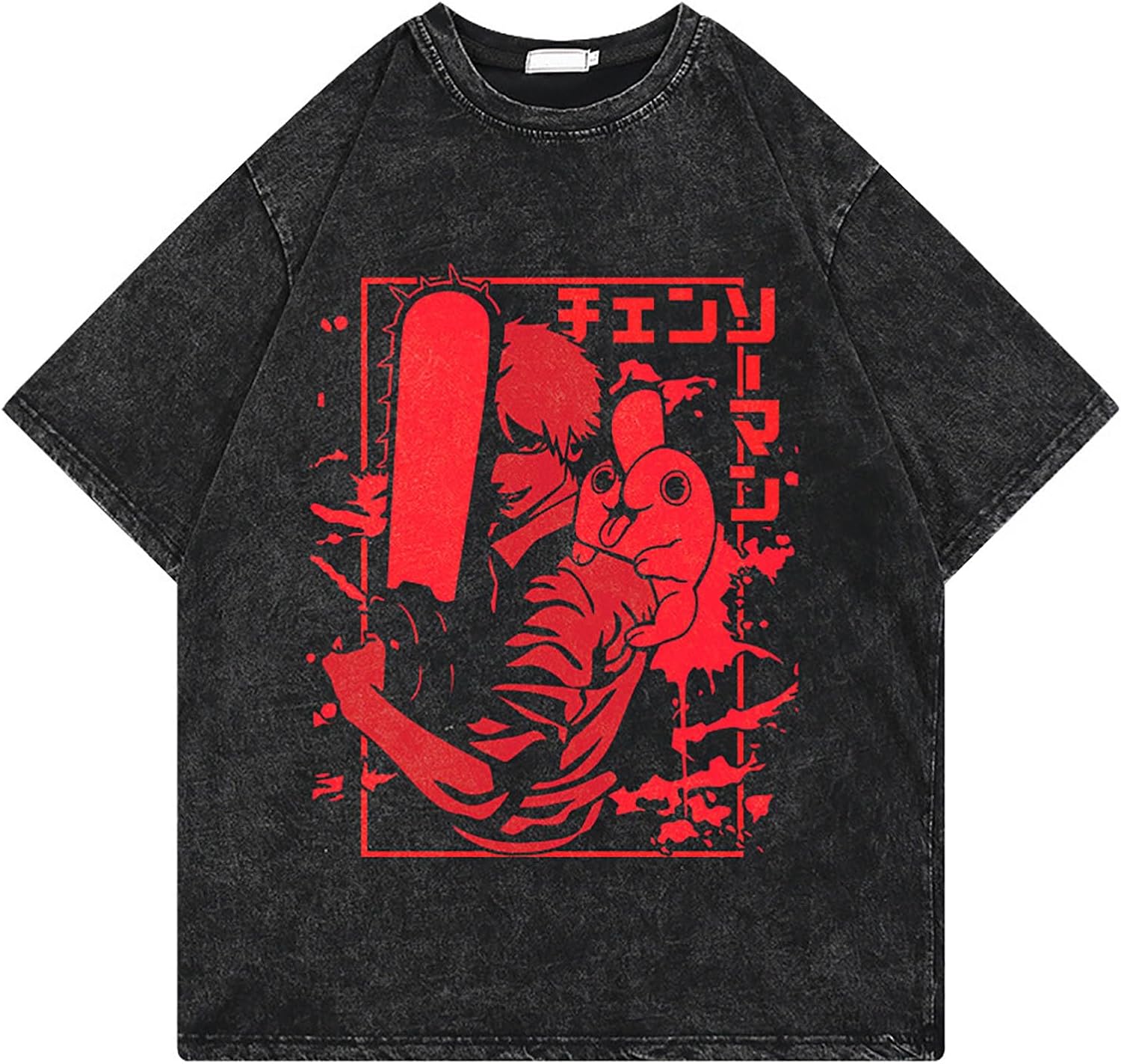 Chainsoman T-Shirt, Short Sleeve, Loose, Breathable, Unisex, Anime Goods