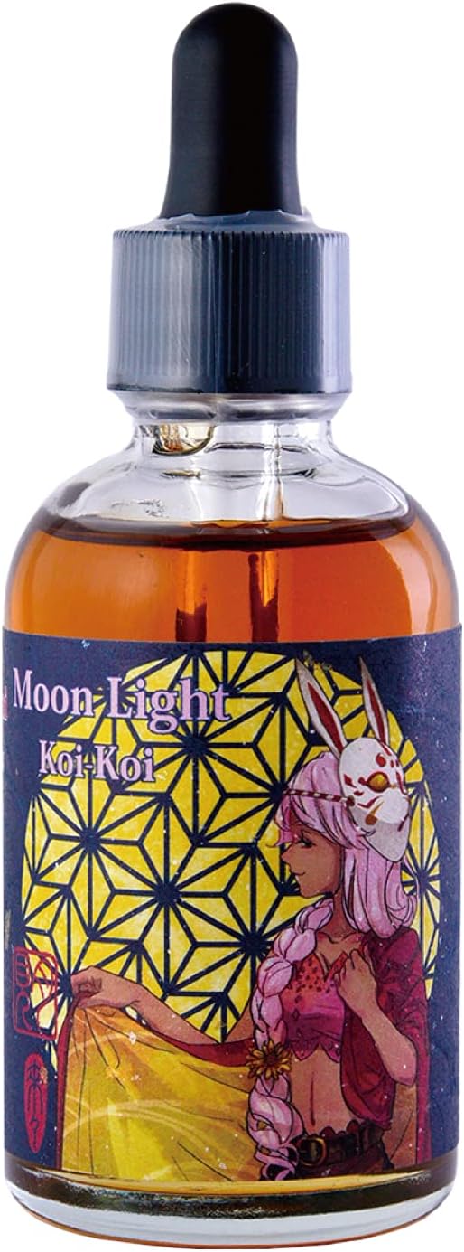 MK Lab Koi Koi Moon Light MKVAPE VCT Non Nicotine Liquid for Coffee, Chocolate & Vanilla, 2.1 fl oz (60 ml)