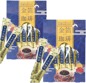 Kanazawa Monogatari Gold Foil Coffee Set of 6 x 2 (Instant Stick Type) Ishikawa Kanazawa Souvenir