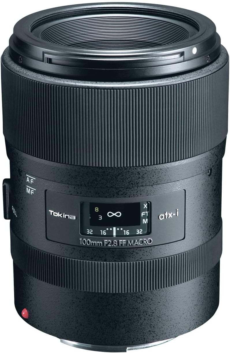 Tokina Macro Lens atx-i 100mm F2.8 FF MACRO Canon EF Mount Full Size 634455
