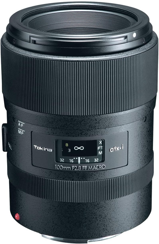 Tokina Macro Lens atx-i 100mm F2.8 FF MACRO Canon EF Mount Full Size 634455