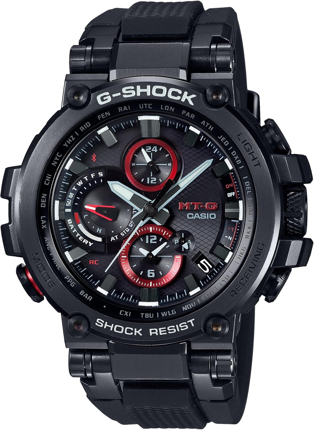 [カシオ]CASIO 腕時計 G-SHOCK ジーショック MT-G Bluetooth 搭載 電波ソーラー MTG-B1000B-1AJF メンズ
