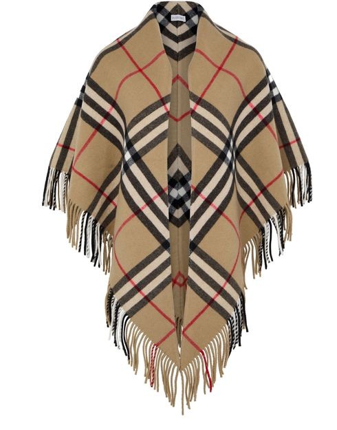 BURBERRY ビッグチェック ケープ - Image 1