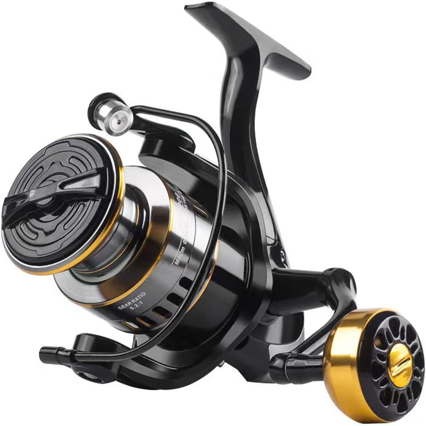 HE-2000 Spinning Reel, Sea Bass, Sea Bass, Jigging, All Metal, Lightweight, Durable, Shockproof, Maximum Drag Force: 22.0 lbs (10 kg)