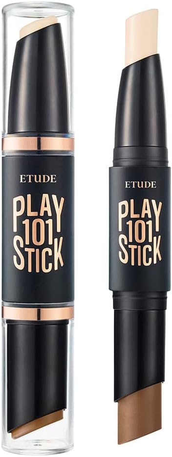 [Etude Official] Play 101 Stick Duo #02 / Nose Shadow/Highlights/Shading/Natural/Contour Makeup, 1pc (x1)