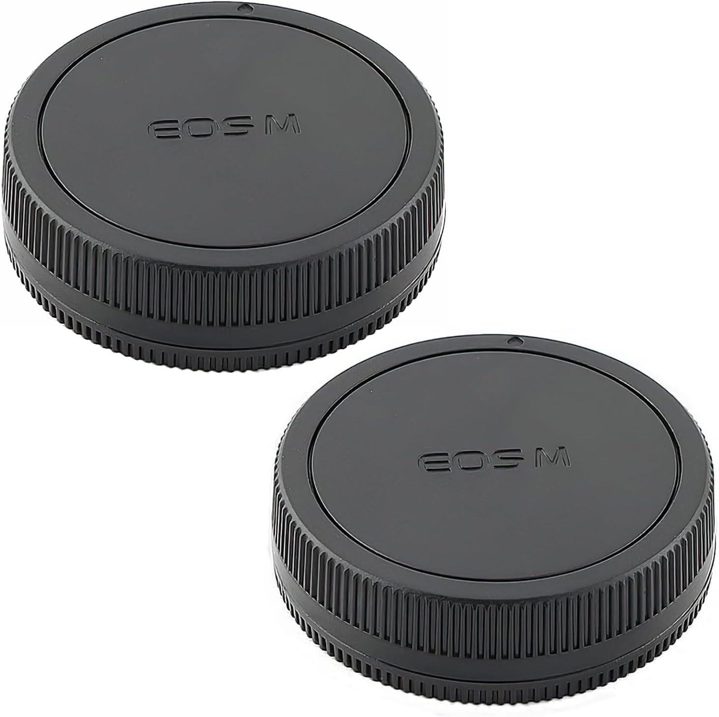 2 Pairs Canon EF-M Mount Rear Lens Cover + Body Cover for EOS M M3 M5 M6 M6 Mark II / M10 M50 M100 M200 / Kiss M2 Kiss M and More Canon EF-M Cameras & Lenses
