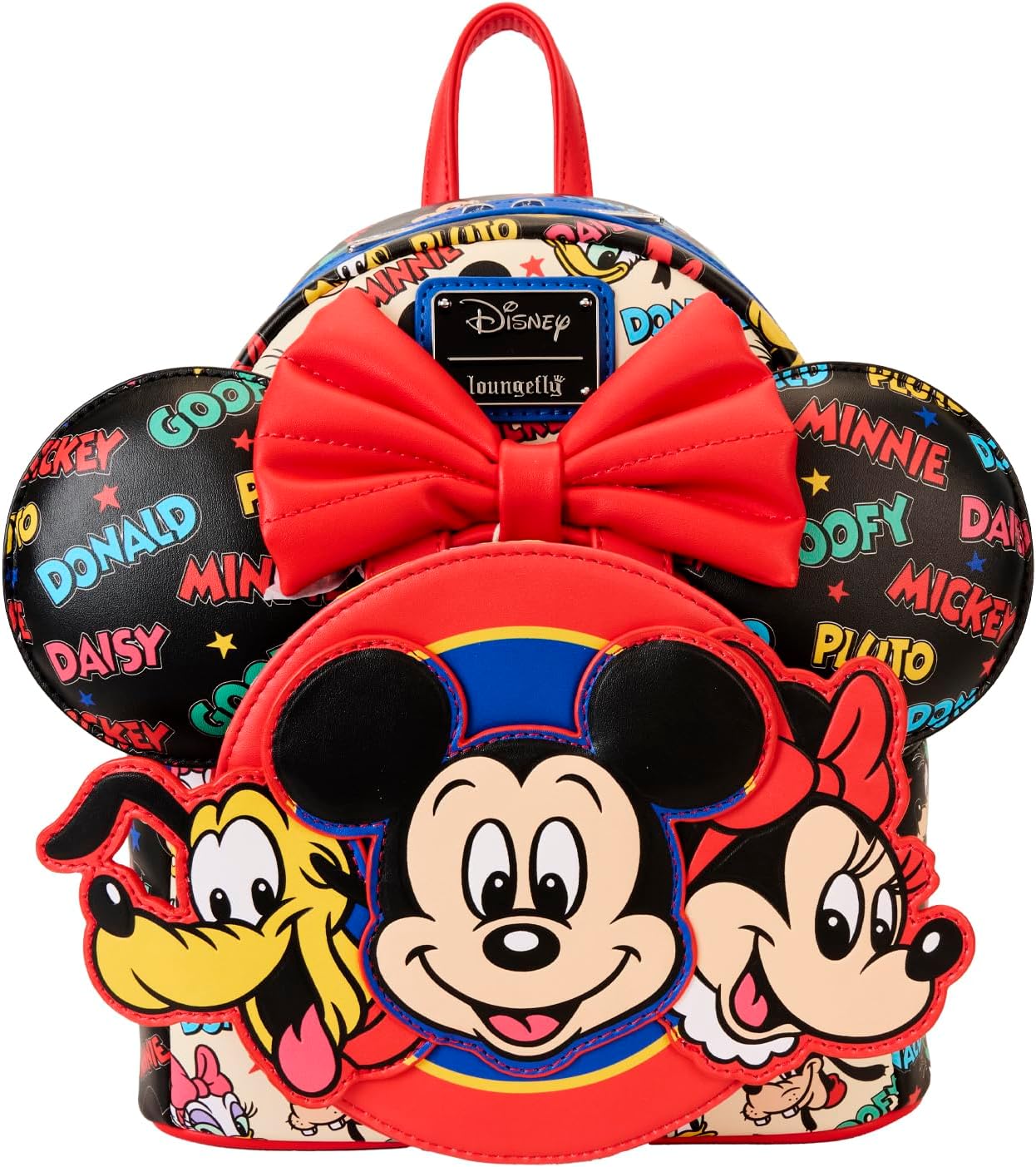 Loungefly Disney Mickey and Friends Classic Ear Holder Mini Mochila Combo