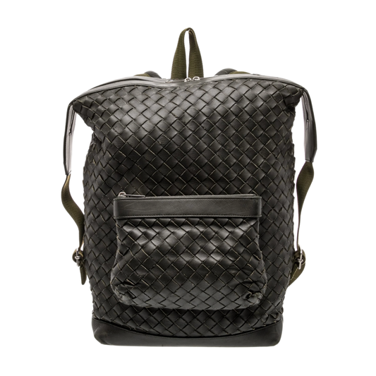 BOTTEGA VENETA 'OLIVE' INTRECCIATO BACKPACK