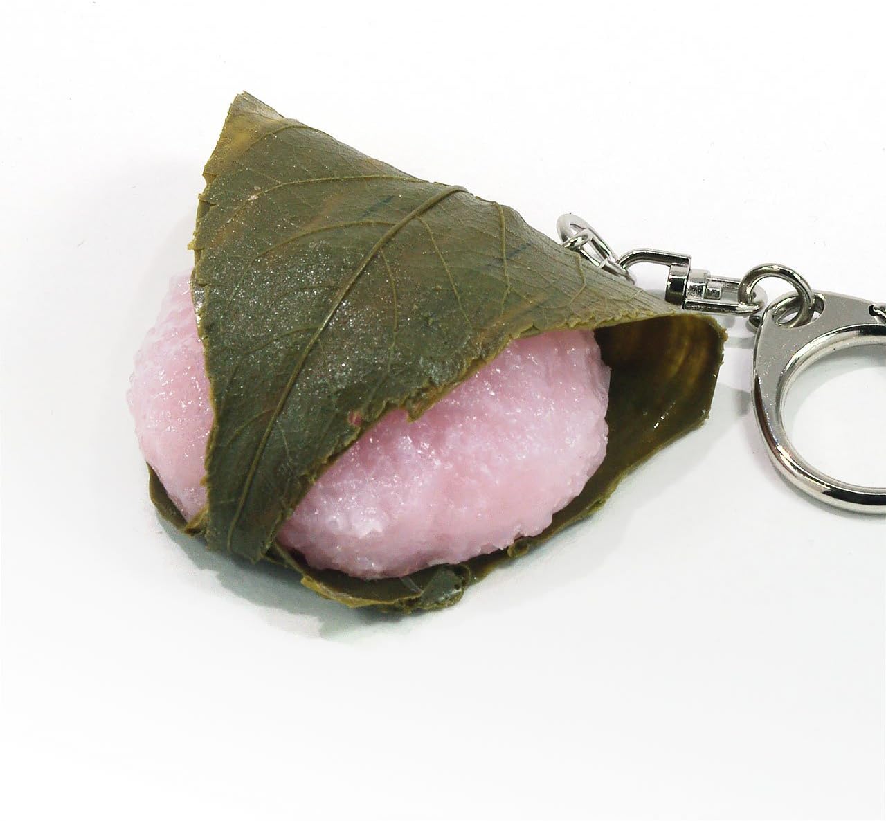 Food Sample Keychain: Bite-Inviting Sakura Mochi 081OK