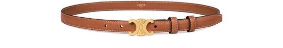 CELINE Triomphe small belt in natural calfskin - Image 1