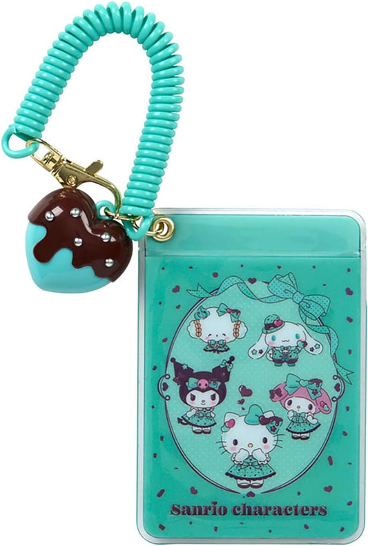 Sanrio (SANRIO) Wallet Pass Case (Chocolate Mint) Sanrio Characters PVC, ABS Resin, Steel Suitable for ages 3 and up 444341