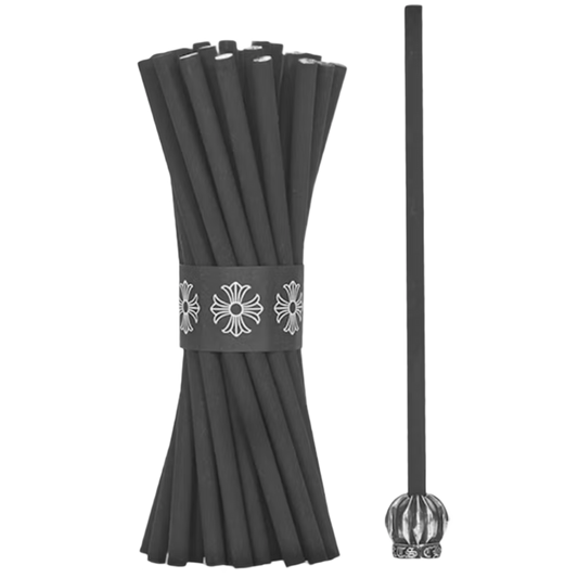 CHROME HEARTS '33 INCENSE SET' WITH SILVER HOLDER