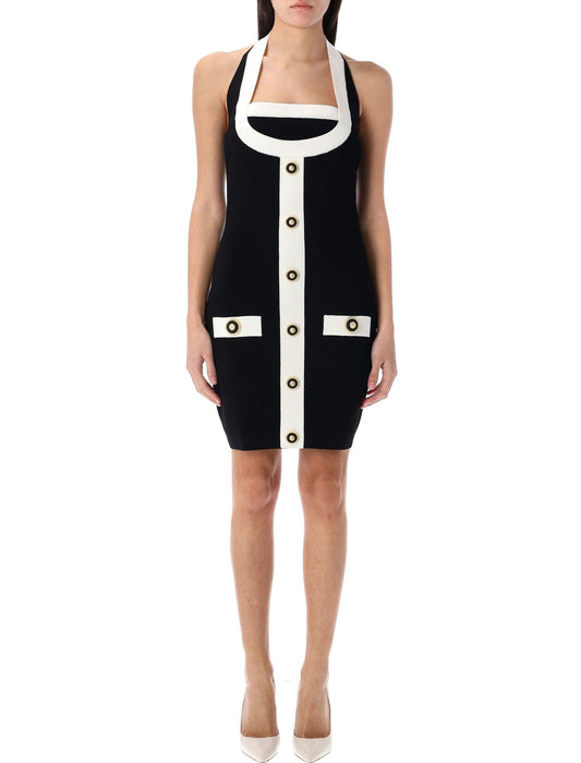 Balmain バルメインは黒いドレスを着ています - Image 1