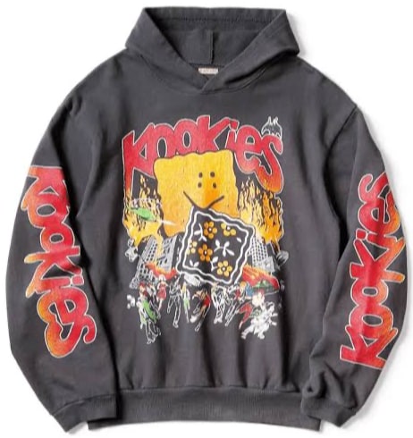 KAPITAL FLEECE KOOKIES BUSTER HOODIE