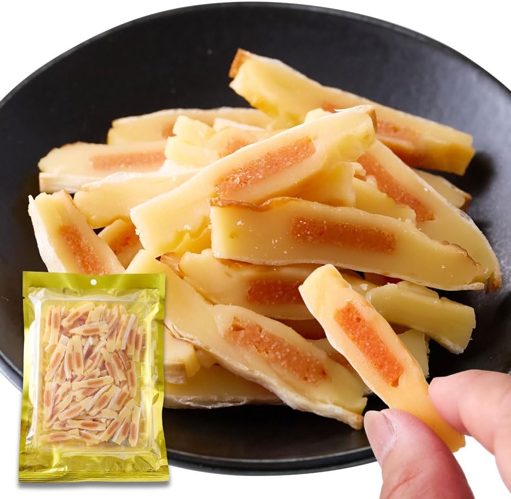 Natural Living Mentaiko Grilled Cheese Sandwich, 7.1 oz (200 g), Cheddar Cheese, Cream Cheese, Camembert Cheese Powder, Cheese Cod, Snacks, Home Drinking, Fish Meat Sheet
