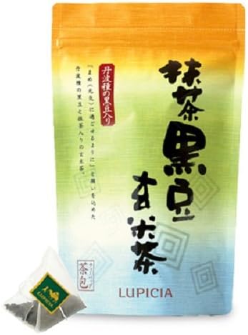 LUPICIA 8834 Matcha Black Bean Brown Rice Tea Bags, Special Package of 25