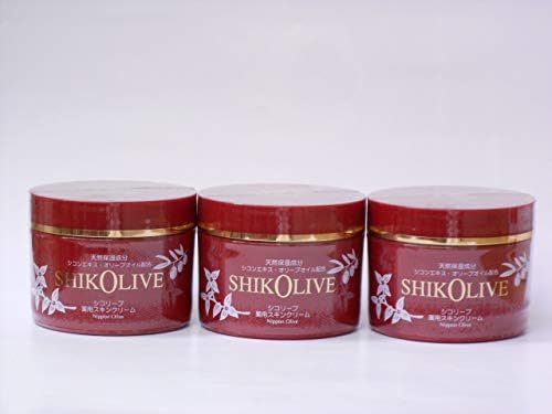 日本オリーブ 【3個】 シコリーブ薬用スキンクリーム 180gx3個