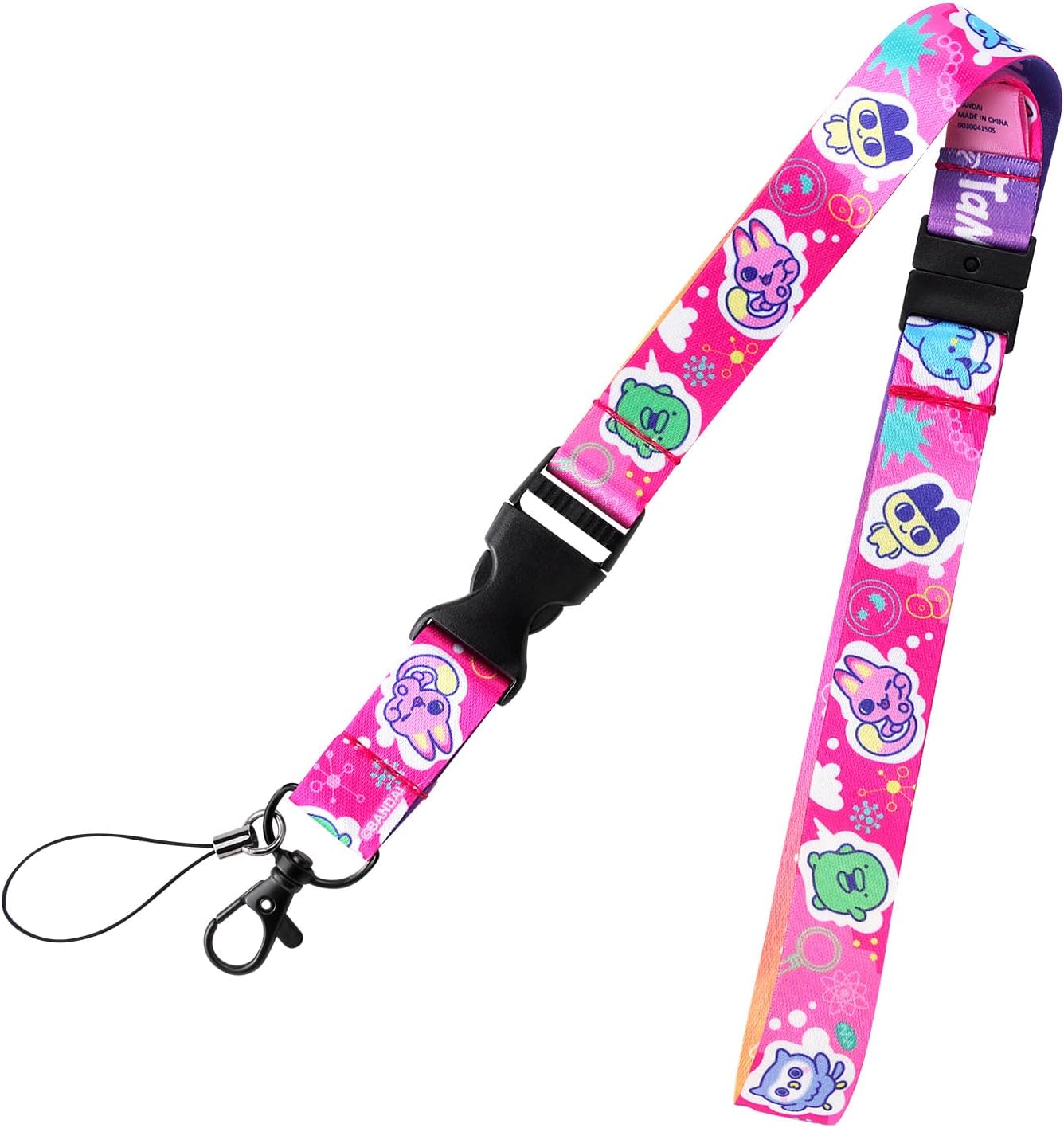 Bandai Tamagotchi Paradise Neck Strap, Pink, Ages 6 and up