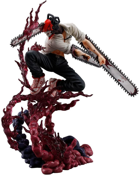 Figuarts Zero BAS65052 Chainsaw Man, Approx. 8.3 inches (210 mm), PVC & ABS, Pre-painted Complete Figure