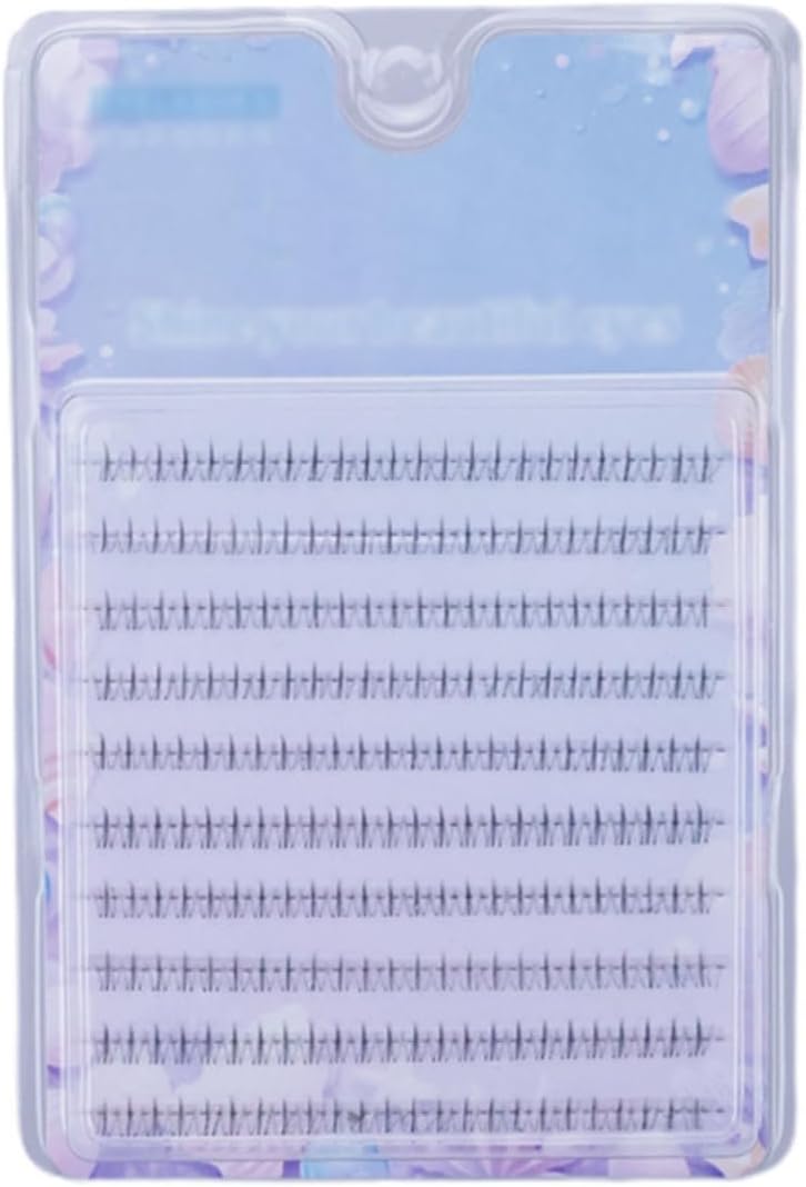 False Eyelashes, No Glue Required, Lower Eyelashes, 0.3 inch (7 mm), Popular, DIY, Long Lasting, Natural, 240 Roots, Beginners, Natural Curl, Pop, Comic Style, Makeup, Decked Eyes