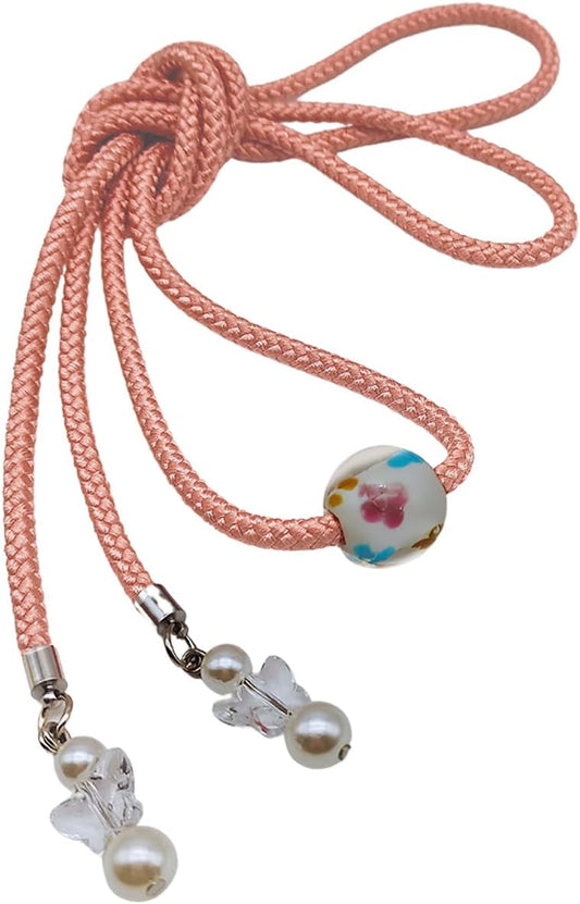 Topatrol Obi Decoration, Dragonfly Ball, Kimono, Obi Fastening, Coming-of-age Ceremony, Yukata, Accessories, Accessories, Cord, Belt with Pearl Beads, Kimono, Kimono, Visiting Ceremonies, Weddings,