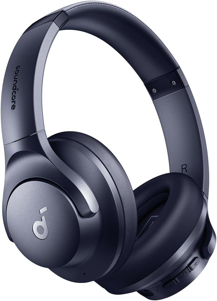 Anker Soundcore Q20i (Bluetooth 5.0 Wireless Headphones) Hybrid Active Noise Cancelling/Hi-Res Compatible (Wired) / Ambient Sound Mode/Heavy Bass / Up to 60 Hours Long Music Playback / Sound