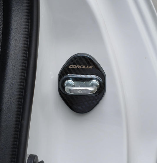 TADOKAPATU KL-MGXK Toyota Corolla 210 Series Striker Cover, Door Lock Cover, Plated, Accessories, Interior Parts, Mirror Stainless Steel, 4 Pieces, Easy Installation, Corolla Touring, Corolla Sports,