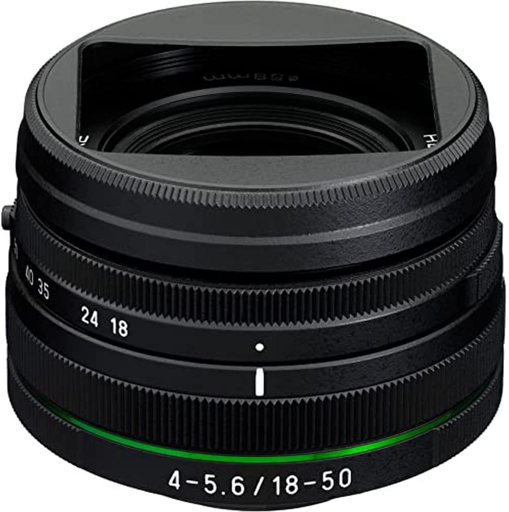 ペンタックス HD DA 18-50mm F4-5.6 DC WR レンズ - ブラック