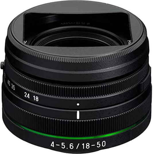 ペンタックス HD DA 18-50mm F4-5.6 DC WR レンズ - ブラック