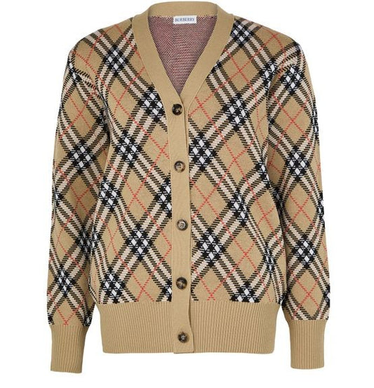 BURBERRY Check cardigan - Image 1