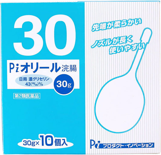 【第2類医薬品】オリール 浣腸 30g×10個入 ×3