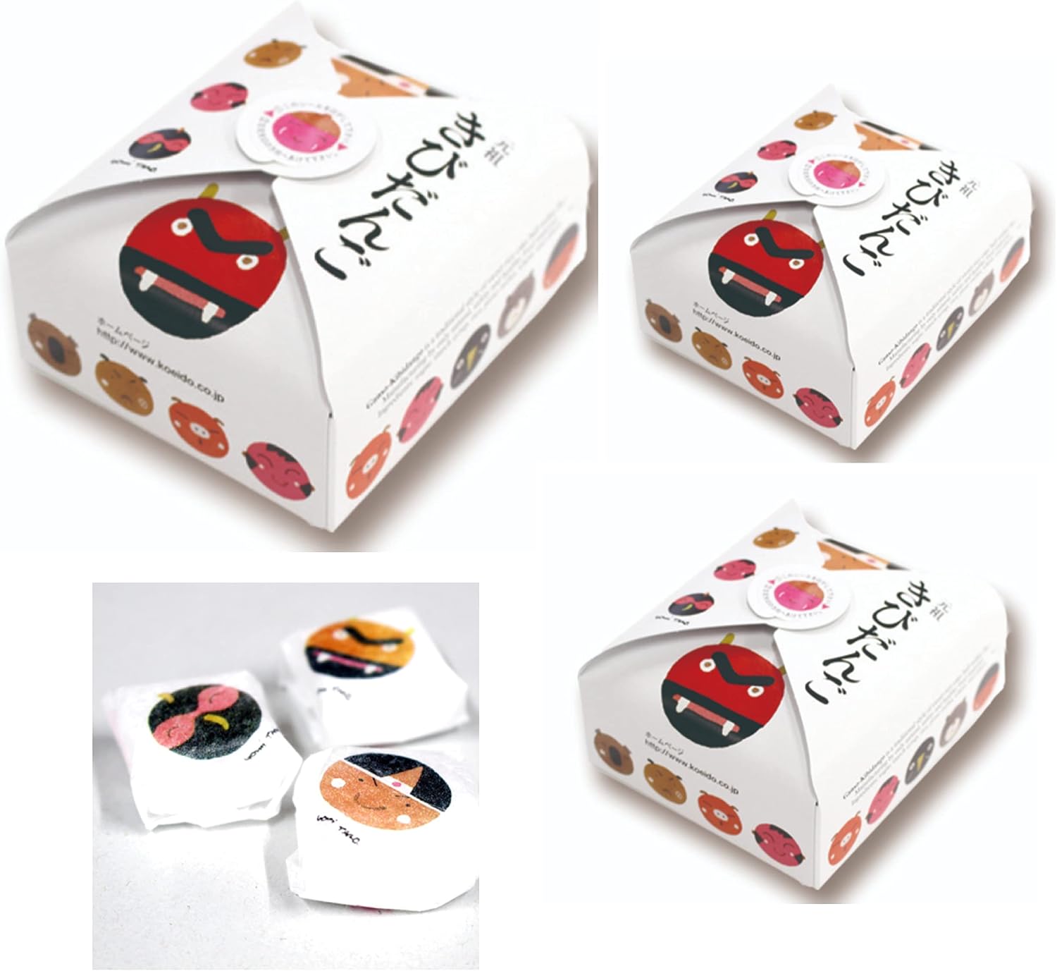Koeido Original Kibidango, Pack of 10 x 3 Boxes (Individual Packaging)