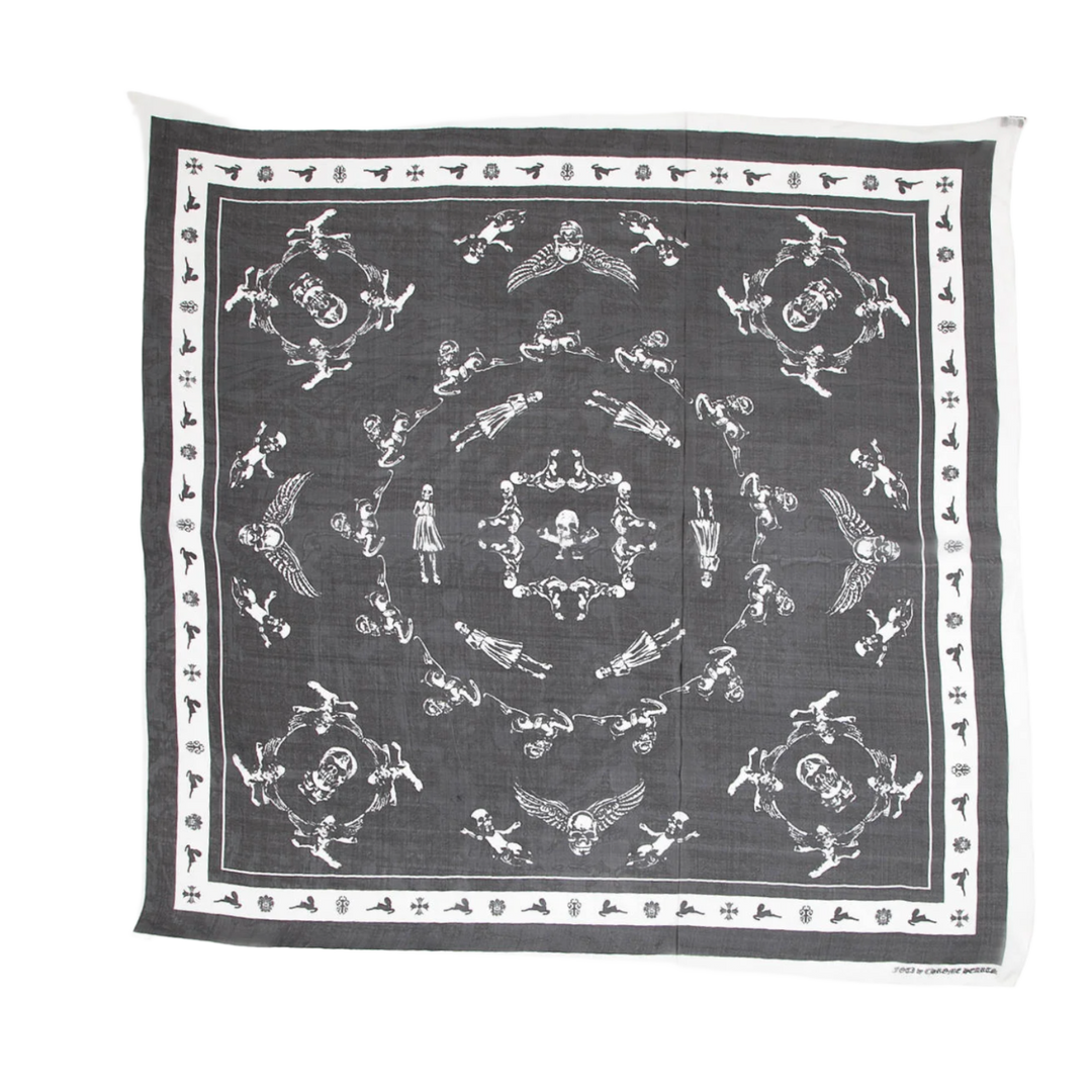 CHROME HEARTS 'FOTI' SILK SCARF