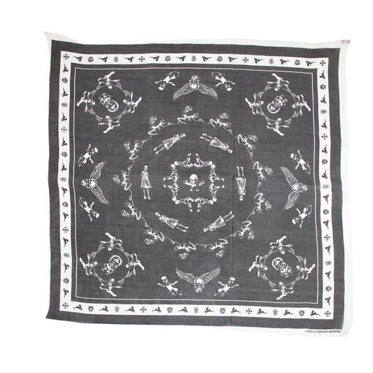 CHROME HEARTS 'FOTI' SILK SCARF