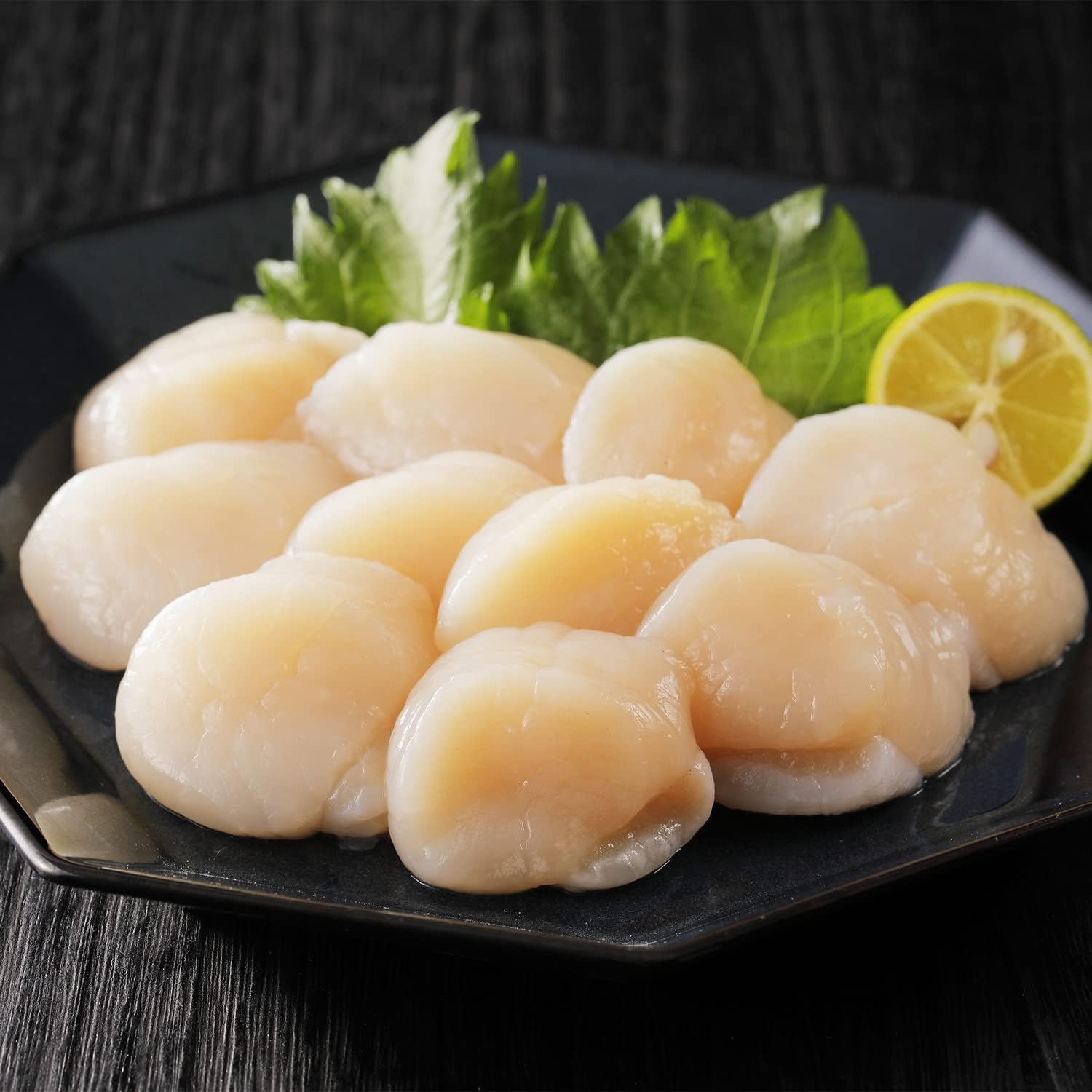 Hokkaido Karen Scallop Pillar 3S - 4S Generous 2.2 lbs (1 kg) (Approx. 41 - 60 seeds), For Sashimi, Frozen