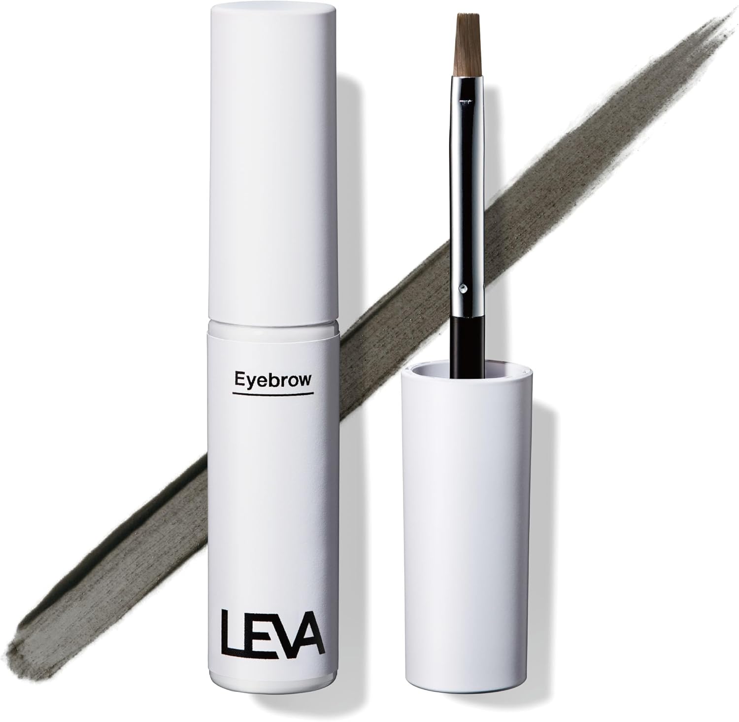 Leva Eyebrow Dark Black (Non-Shedding Eyebrows) Men's Waterproof, Seat, Sweat and Hair Free Places, Thin, Short, Eyebrows, Black, Dark Black, Easy, Difficult to Barring, Powder Finish, Liquid Eyebrow,