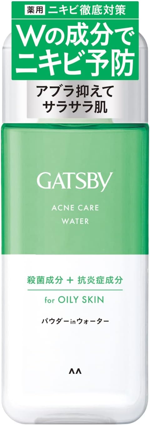 GATSBY Men's All-in-One Acne Care Water for Medicated Acne Care