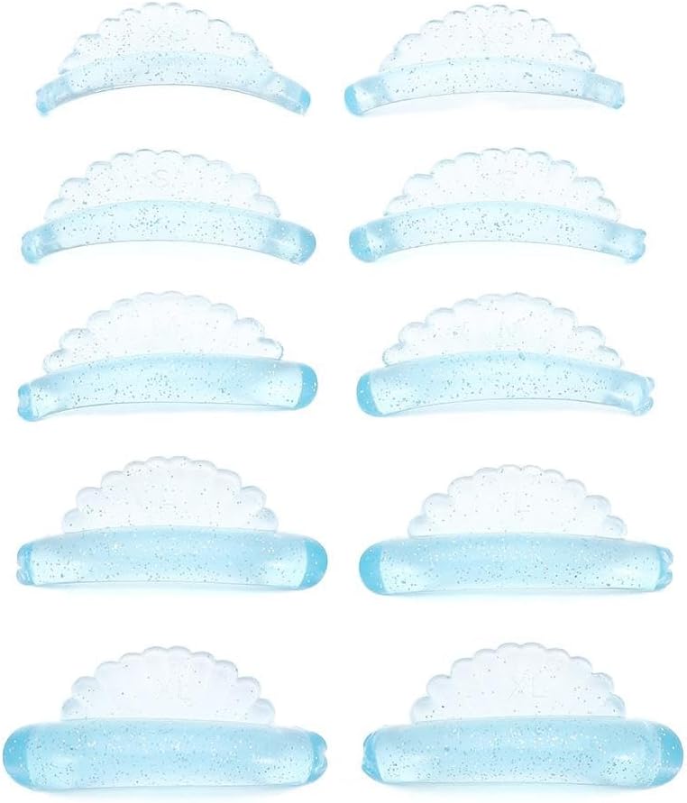 Silicone Eyelash Perm Pad Shell Style Eyelash Lifting Shield Eyelash Extension Applicator Tool 3D Eyelash Curler Accessories