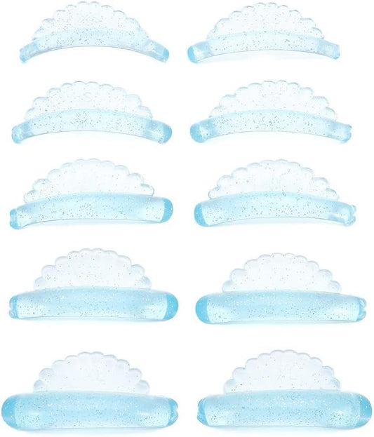 Silicone Eyelash Perm Pad Shell Style Eyelash Lifting Shield Eyelash Extension Applicator Tool 3D Eyelash Curler Accessories