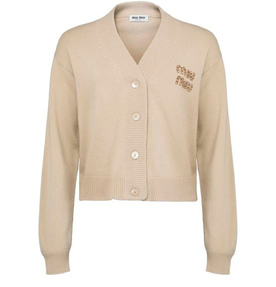 MIU MIU カシミヤ・シルクニット製 カーディガン - Image 1